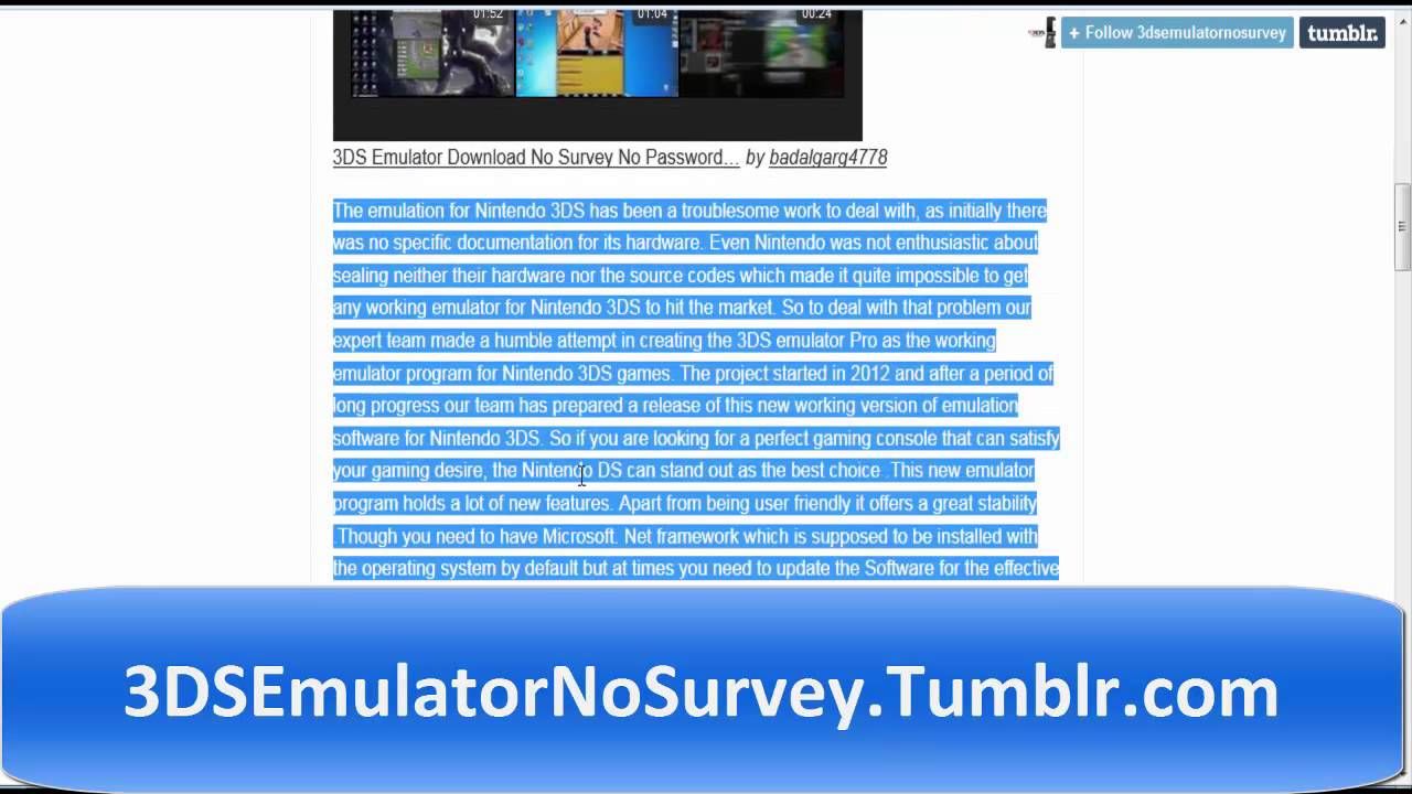 3ds emulator bios download no survey